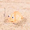 Micro Paisagem Fofa Tartaruga Luminosa de Olhos Grandes Tartaruga Marinha Animal Marinho DIY Decoração Acessórios Pequeno Ornamento de Mesa