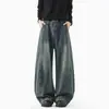 Jeans para hombre Vintage 2026, nueva marca de moda, estilo relajado, diseño curvo, deconstrucción americana, geniales y elegantes, pantalones anchos holgados