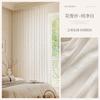 Cortina Translúcida Protectora del Sol Aislante del Calor para Balcón, Permite el Paso de la Luz pero No es Transparente, Cortinas Estilo Francés para Ventana Saliente de Sala de Estar, Estilo Crema, Shaoxing Ke