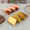 Soporte para tacos de acero inoxidable para panqueques mexicanos, multiusos, positivo y inverso, para restaurantes.