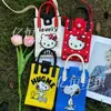 Nueva Bolsa de Teléfono Tejida de Dibujos Animados Kt, Bolso Cruzado de Diseño de Nicho, Bolso Tejido de Dibujos Animados Moderno y Versátil, Venta al por Mayor de Fábrica