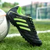 Zapatillas de Fútbol Tf para Hombre, Zapatos de Fútbol para Competición Estudiantil, Zapatos Deportivos de Fútbol para Clase de Educación Física Estudiantil Juvenil