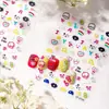 Populares Jay Chou Jaychou Soporte Pegatinas para Uñas Arte de Uñas Caricatura Lindos Fuegos Artificiales Pegatinas para Uñas Calcomanías de Patrón Pequeño