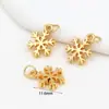 Colgante Chapado en Oro de 14K que Conserva el Color con la Palabra "Fortuna" Pulsera de Amuletos Pequeños Accesorio Pulsera DIY Accesorios de Cuentas para Collares Venta al por Mayor D104