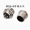 Conector macho de montaje en panel de paso GX16 conector de enchufe y toma de 2-10 pines enchufe de aviación GX16