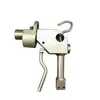 Pistola Injetora de Macaco Hidráulico DZ-Q2 com Suporte Único Corpo de Fundição de Precisão Ferramenta de Injeção de Óleo para Macaco Hidráulico Pistola Injetora