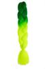 Nueva versión de trenza grande [doble color] Trenza africana sucia peluca trenza cola de caballo fibra química seda de alta temperatura color trenza grande