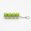 Chaveiro Botão Luminoso de Patinha de Gato Chave de Teclado Switch Tecla de Teclado Brinquedo Descompressão Pingente de Bolsa Chaveiro