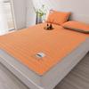 Nuevo Set de Tres Piezas de Sábanas Ajustables de Verano de Seda de Hielo y Látex Plegable para Estudiante de Dormitorio Individual Lavable a Máquina