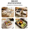 Cesta de Almacenamiento de Plástico Hogar Grande Gabinete Cesta de Almacenamiento para Artículos Varios Sala de Estar Caja de Almacenamiento para Snacks Juguetes Cesta de Almacenamiento para Dormitorio
