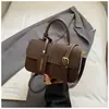 Bolso Pequeño Casual de Nicho para Mujer 2025 Otoño Nueva Moda Bolso Cuadrado Pequeño para Viajes Diarios Bolso de Hombro de Alto Valor