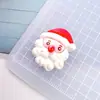 Nueva Serie Navideña Linda DIY Gel de Crema Funda para Teléfono Casera Pasador Decoración de Árbol de Navidad Accesorios de Resina