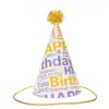 Envío Gratis Empaque Individual Sombrero de Cumpleaños Sombrero de Fiesta Sombrero Puntiagudo Sombrero de Fiesta para Bebés y Niños Sombrero para Pastel