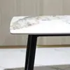 Atacado de Fábrica Personalizado Mesa de Jantar em Rocha de Luxo Leve Moderna Simples para Casa Hotel Retangular