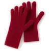 Nuevos guantes de punto acanalado de cachemira para otoño e invierno, cálidos y a prueba de frío, suaves y amigables con la piel para hombres y mujeres, adecuados para ciclismo al aire libre