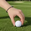 Joia de mão tecida à mão nova transfronteiriça contador de tacadas de golfe pulseira de contas de aço prateado cordão de mão multicolorido atacado