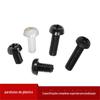 Parafusos de plástico Phillips Round Head Parafusos de nylon parafusos de isolamento de cabeça de panela de plástico