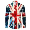 Camisa de Manga Larga de Moda Tendencia Estampado Digital 3D Nueva Primavera y Otoño Transfronteriza Aliexpress Fuente de Fábrica Estilo Coreano Corte Delgado