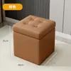 Banqueta de Armazenamento, Banqueta Pequena Multifuncional, Banqueta para Trocar Sapatos na Porta de Casa, Banqueta Baixa para Sala de Estar, Bancada Pequena Resistente e Durável, Banqueta de Armazenamento