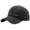 Nuevo sombrero casual para hombre, gorra de béisbol de pana estilo coreano con protección para las orejas, pana de algodón engrosada, tamaño ajustable