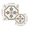 Adesivos de Piso Autoadesivos Foscos Espessos de PP, Adesivos à Prova d'Água e de Óleo para Cozinha e Banheiro, Adesivos Decorativos para Reforma para Sala de Estar e Quarto