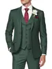 Traje de Vestir de Botón Único Hecho a Medida para Comercio Exterior Transfronterizo con Impresión Digital, Traje de Tres Piezas Hecho a Medida para Hombre