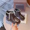 Botas para Niñas 2026 Nuevos Zapatos de Invierno Otoño para Niños Niña Botas Cortas de Princesa Bota Invierno con Felpa Botas Martin