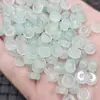 Contas de Ábaco Azul Marinho Contas Soltas de Jade Grãos Quartzo Verde Fivela de Pedra de Jade Pulseira Colar Contas Espaçadoras Acessórios Feitos à Mão