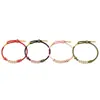 Pulseira do Ano do Zodíaco Nó de Flor de Pessegueiro Linchun, Pulseira Trançada Artesanal com Contas para Homens e Mulheres, Pulseira de Fio Vermelho do Ano do Cavalo de 2026