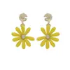 Pendientes de Borla de Flor Tachonados de Diamantes Transfronterizos Aguja de Plata Moda Europea y Americana Lujo Ligero Nuevo Estilo con Diseño Único