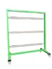 Estante de colocación de película plástica retráctil multicapa tipo rodillo, soporte para material en rollo y tela, aplicación de película para vidrio de ventanas y puertas, estante para empaque y envoltura