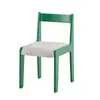 Silla con Respaldo de Madera Maciza Usada Diseñador Dopamina Minimalismo Retro Silla de Comedor Moderna Simple Respaldo Silla de Escritorio de Ocio