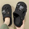 Nuevos Zapatos Croc 2024 para Hombre Verano Exterior Playa Suela Gruesa Antideslizantes Sandalias de Pareja para Hombre