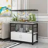Estrutura de Suporte para Aquário de Camada Dupla, Gabinete Base para Aquário Todo em Madeira Maciça, Suporte Base Pequeno para Aquário, Gabinete de Posicionamento Metabo