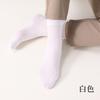 Calcetines para hombre otoño nuevo simple a rayas sin costuras calcetines de negocios para hombre seda de morera seda transpirable calcetines de media caña para hombre