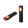 Liga de alumínio quadrado luz redonda COB luz de trabalho porta de carregamento USB C mini luz de serviço para carro luz tipo caneta