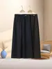 Nuevos estilos de invierno para mujeres de mediana edad: pantalones de moda y casuales, de corte holgado, cintura alta y pierna recta para primavera y otoño