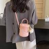 Bolsos Mini Populares para Mujer de Este Año 2025 Nuevo Diseño Nicho Bolso Cruzado Estilo Caliente de Celebridad de Internet Bolso Satchel Tipo Cubo