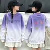 Sudadera fina para niña, estilo coreano, dulce y linda, sudadera con estampado, nueva y elegante prenda para primavera, otoño, invierno de bebé