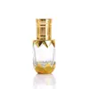 Frasco de vidro galvanizado de 6ml para óleo essencial, amostra de perfume para carro, frasco vazio, bola de vidro, cosméticos, sub-embalagem, atacado