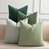 Veludo Cotele Fronteira Amazon Simples Cor Sólida Listrado Pelúcia Capa de Almofada para Sofá Capa de Almofada de Lançamento Listra de Milho Atacado
