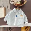 Camisa Elegante para Niños 2026 Otoño Nuevo Estilo Camisa Infantil con Cuello para Bebés Niños Primavera y Otoño Elegante Linda Prenda Superior Moderna
