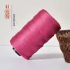 Fio de seda gelada, fita plana de algodão mercerizado e linho para almofadas tecidas à mão DIY, sapatos, chapéus de proteção solar primavera/verão e tecelagem de bolsas