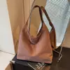 Bolso Individual Exterior para el Trabajo y los Viajes, Bolso Retro Esmerilado para Mujer, Nuevo Bolso de Hombro Individual para la Axila, Bolso Tote de Gran Capacidad para los Viajes