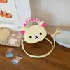 Bolso de mano de oso lindo estilo coreano, moda de dibujos animados, mochila dulce, diseño de alta calidad, portátil para salidas, bolso de hombro casual