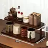 Estante de esquina para escritorio, estante de cocina, almacenamiento triangular, estantería para el hogar, esenciales de oficina, estante multicapa
