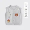 Chaleco de punto para bebé y niño para otoño e invierno, apto para usar solo o debajo de otra ropa, nuevo chaleco de hilo de algodón 2026 para niños y niñas
