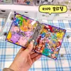 Álbum de Tarjetas A8 Acrílico Shaker Álbum de Tarjetas Hecho a Mano DIY Álbum de Fotos Lindo Dibujo Animado Almacenamiento de 3 pulgadas para Tarjetas de Celebridades para Niñas