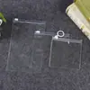 Bolsa Transparente de PVC com Zíper Portátil para Joias Fosca Alta Transparência Bolsa de Embalagem de PVC Cosméticos Joias Bolsa com Fecho de Zíper