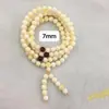 Pulsera de Porcelana Pura Blanca de Cera de Abeja Rusa Pulsera de Hueso de Porcelana Blanca Mate Blanca Leche de Cera de Abeja Flor Blanca de Porcelana Blanca
